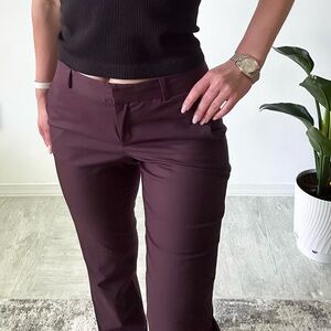 Banana Republic Burgundy Trousers